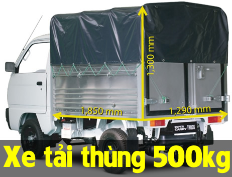 Xe tải thùng 500kg